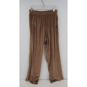 SKIMS‎ Velour Track Pants Brown Joggers Lounge Size S